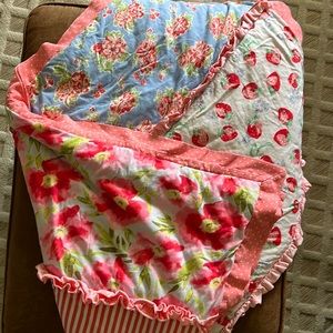 Happy & Free Matilda Jane Strawberry blanket